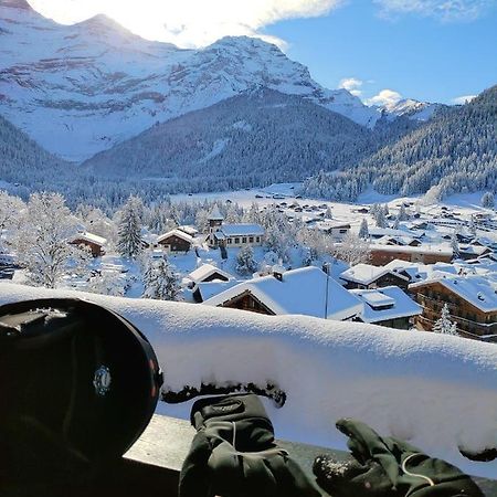 Studio Avec Vue Splendide Sur Les Diablerets Eksteriør billede