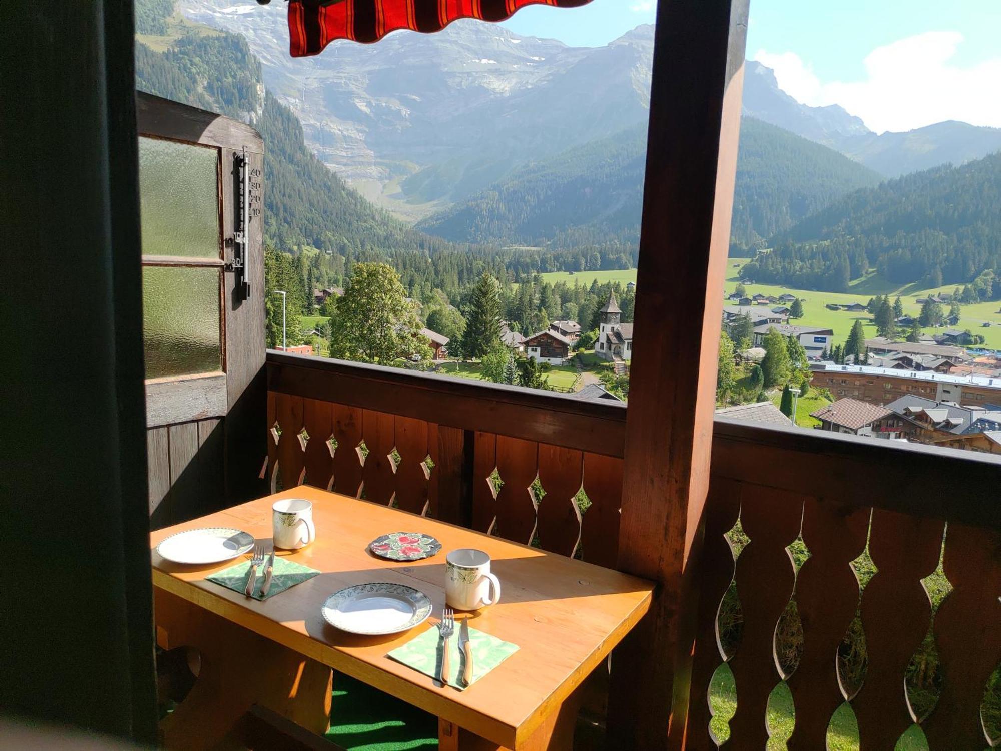 Studio Avec Vue Splendide Sur Les Diablerets Eksteriør billede